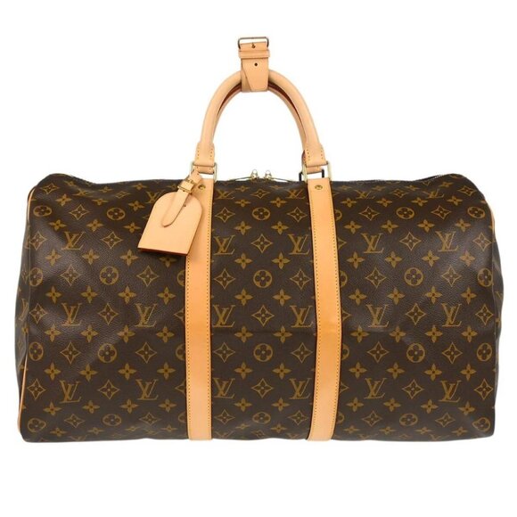 Louis Vuitton Monogram Keepall 50 Duffle Travel Handbag M41426 MB3008 175854 - Picture 1 of 11